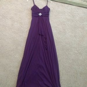 Purple prom dress